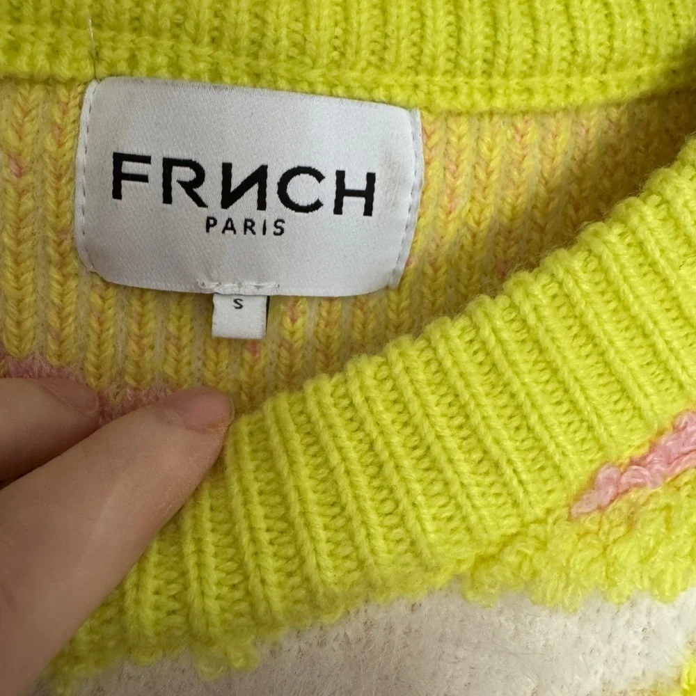 FRNCH Maeko Sweater in Cream Size S